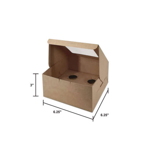 cupcake boxe 4 hole