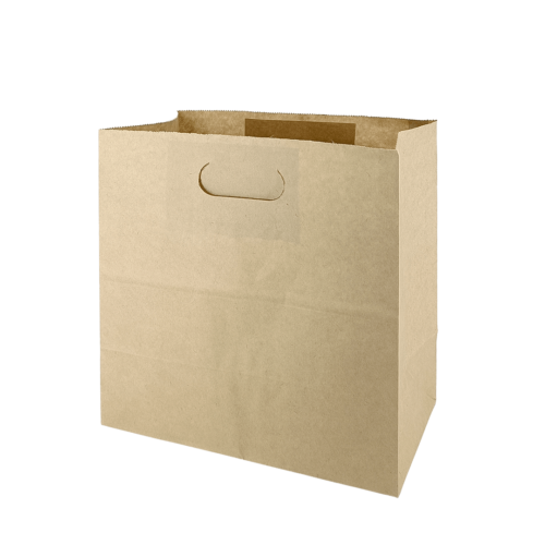 Die Cut Handle Brown Paper Bag