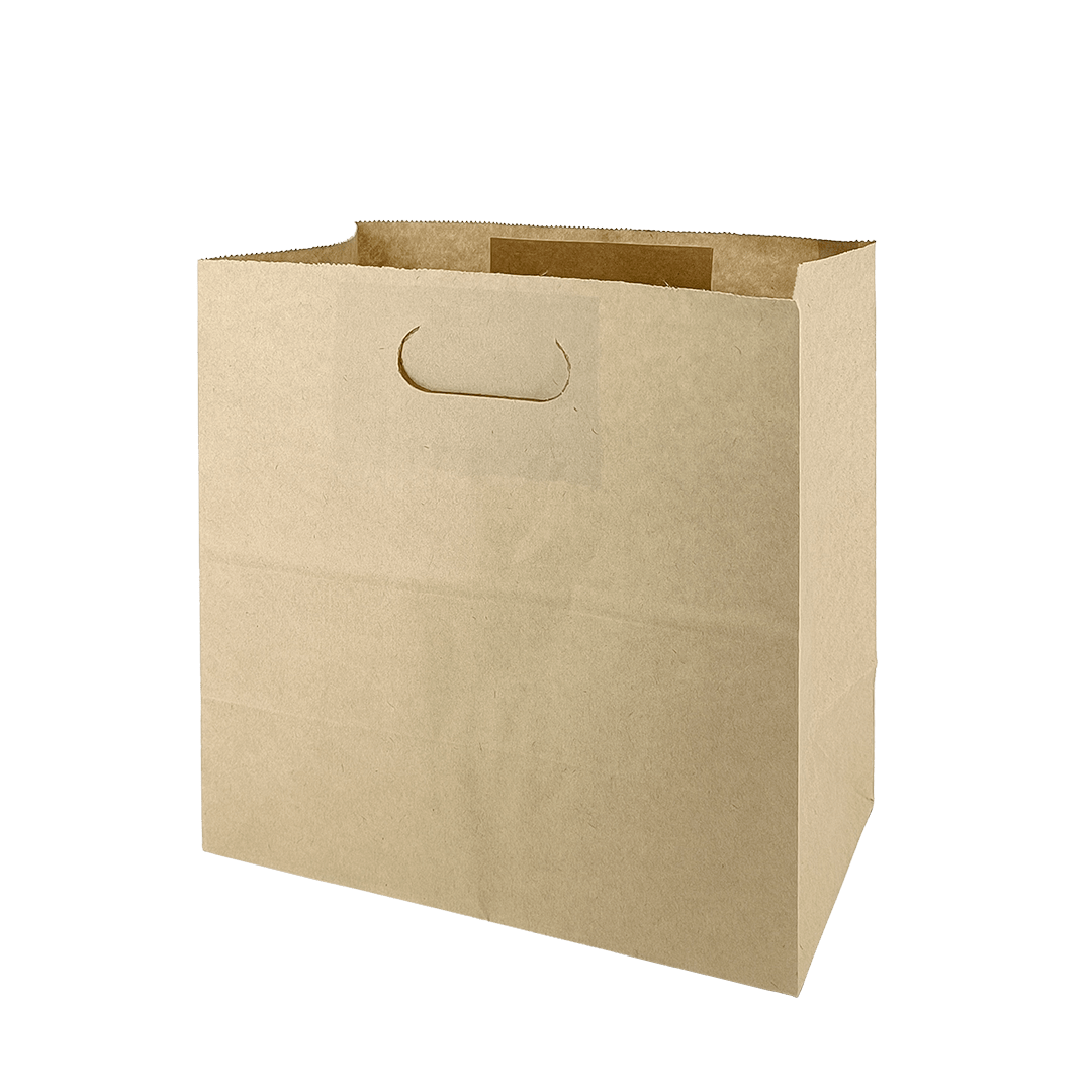 Die Cut Handle Brown Paper Bag Die Cut Handle Brown Paper Bag