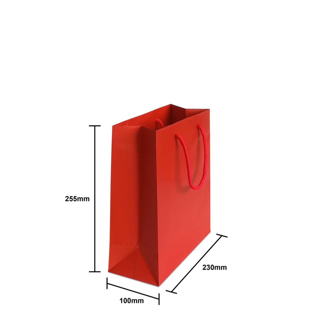 Matte Red Paper Bag [S Size] Bag — Store Age