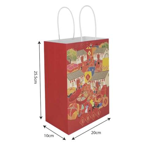 CNY Festive Paper Bag with handle