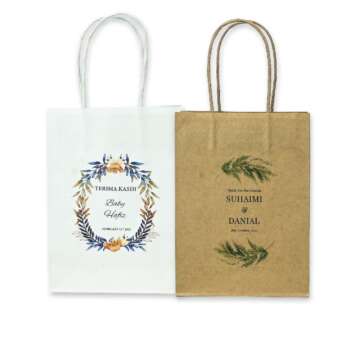 Custom Name Paper Bag for Events