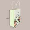 paper bag for doorgift wedding light green colour with terima kasih