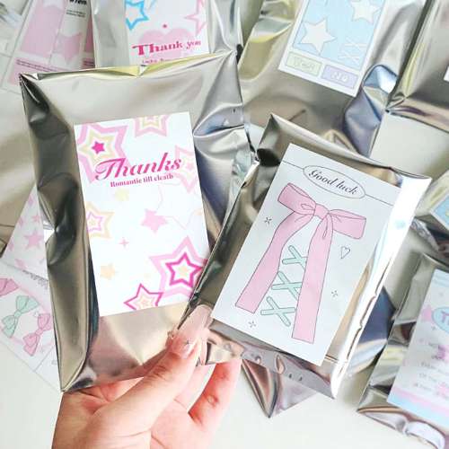 SELF ADHENSIVE PLASTIC BAG SILVER Cover1