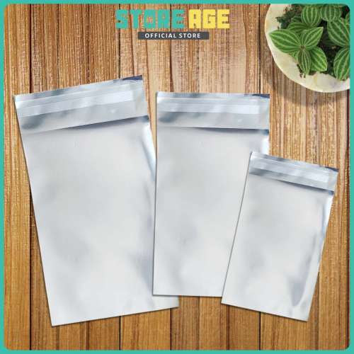 SELF ADHENSIVE PLASTIC BAG SILVER Cover2